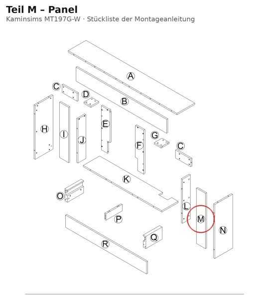Panel M zu MT197G-W