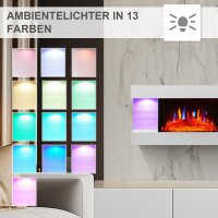 Elektrokamin BALDERIA Ida – Wandkamin - Weiss
