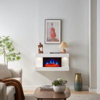 Elektrokamin BALDERIA Ida – Wandkamin - Weiss