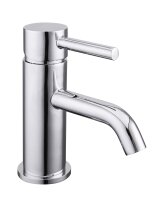 WELLBAD OCEANA Waschtischmischer Chrom 4MS Messing...