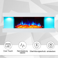 Elektrokamin BALDERIA Lumina - Wandkamin - weiss