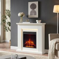 Elektrokamin BALDERIA Pandora in 3 Farben - Standkamin, 2000 W, 3D-Flamme; Fernbedienung