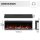 BALDERIA Athena Built-In Electric Fireplace – 3D Flame Effect, 5 Sizes