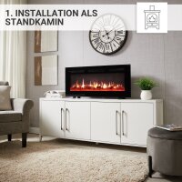 Elektrokamin BALDERIA Leif in 3 Größen -...