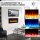 BALDERIA Fiamma Elektro-Einbaukamin – Infografik: Flammeneffekt in 3 Farben