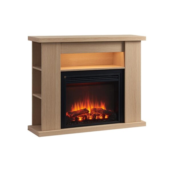 BALDERIA William electric fireplace in 4 colors, freestanding fireplace, 2000 W