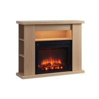 BALDERIA William electric fireplace in 4 colors, freestanding fireplace, 2000 W