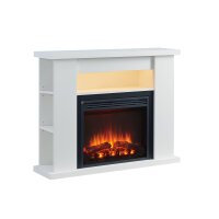 BALDERIA William electric fireplace in 4 colors, freestanding fireplace, 2000 W