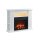 BALDERIA William electric fireplace in 4 colors, freestanding fireplace, 2000 W