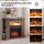 BALDERIA William electric fireplace in 4 colors, freestanding fireplace, 2000 W