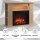 BALDERIA William electric fireplace in 4 colors, freestanding fireplace, 2000 W