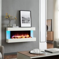 Elektrokamin BALDERIA Helia in 2 Farben - Wandkamin,...