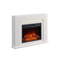 Elektrokamin Standkamin BALDERIA Finn Design – Heizung bis 2000 W, weiss
