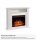 Fireplace mantel for electric fireplace EF447C, Liora, white