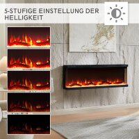 Elektrokamin BALDERIA Orson 50 - Einbaukamin - Schwarz