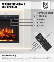 BALDERIA Fernbedienung zu Elektrokaminen | Zubehör...