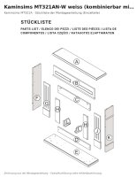Kaminsims MT321AN-W weiss (kombinierbar mit EF321AN)