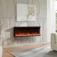 Elektrokamin BALDERIA pure Orson (2 Grössen) - Wand- oder Einbaukamin