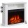 BALDERIA Frida electric fireplace (4 colors) - Freestanding fireplace, 2000W - White