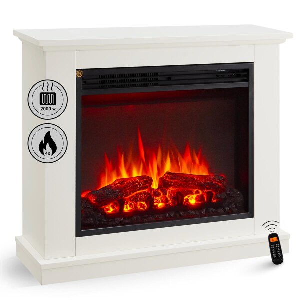 Elektrokamin BALDERIA Phanos - Standkamin - Weiss