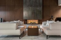 DIMPLEX Cassette 400 with wood decor 400 - Water vapor fireplace insert with LED flame effect