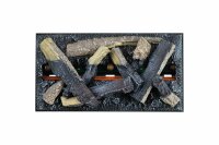 DIMPLEX Cassette 400 with wood decor 400 - Water vapor fireplace insert with LED flame effect