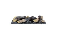 DIMPLEX Cassette 400 with wood decor 400 - Water vapor fireplace insert with LED flame effect