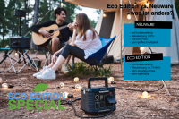 BALDERIA Power Set - Powerstation 300W Eco Edition (Akkukapazität reduziert), faltbares Solarpanel 120W